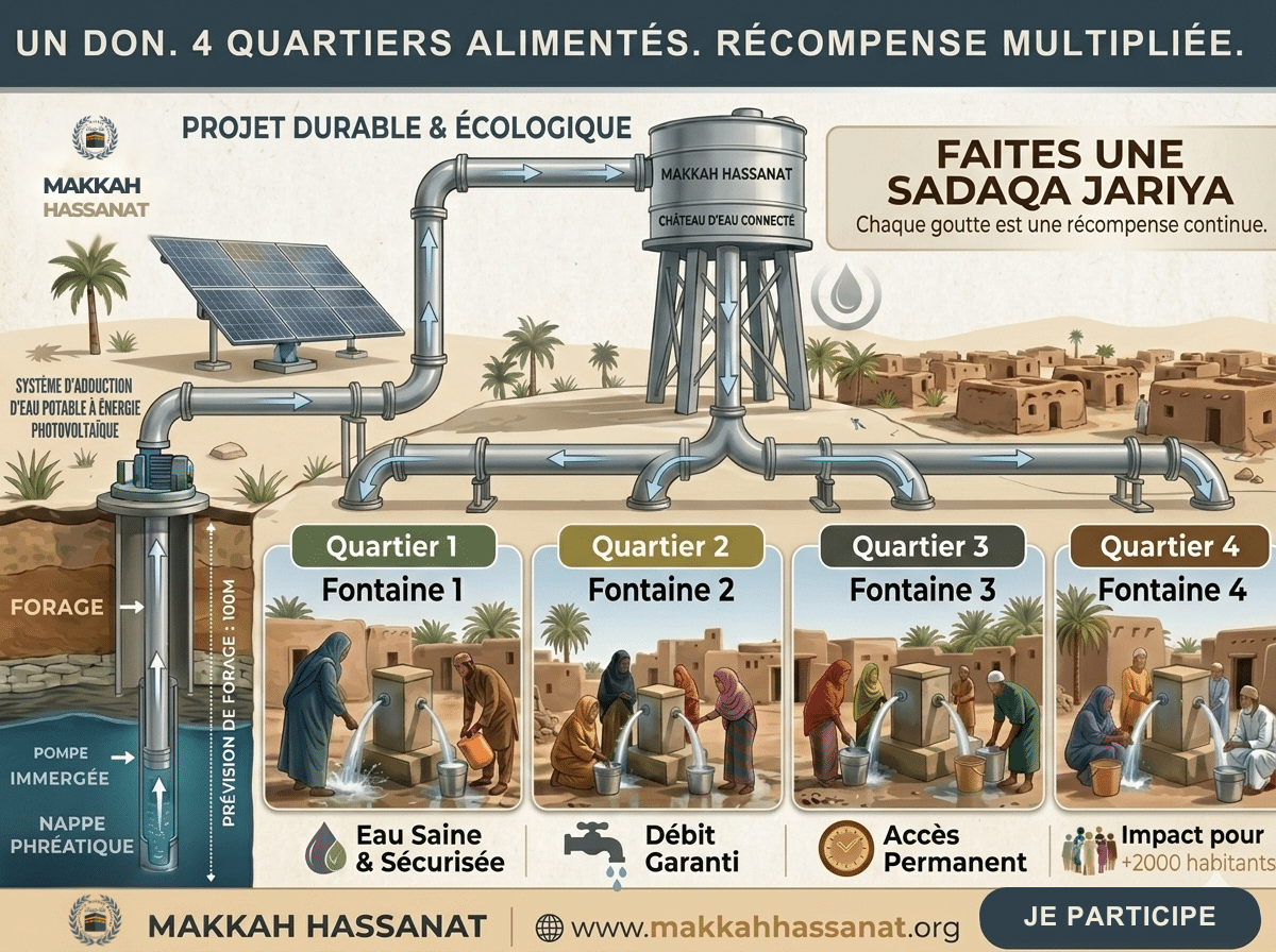 Schéma du projet de forage